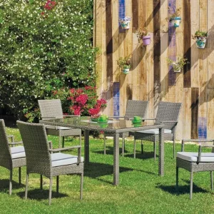 Mesas de Ratán Sintético Rectangulares