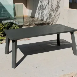 Mesa para jardín rectangular de aluminio Dalas
