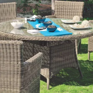 Mesa de ratán redonda 150 Borsalino