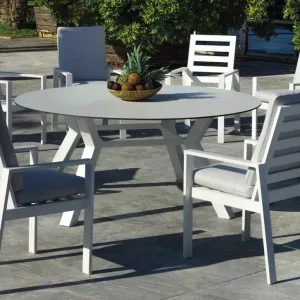 Mesas para Exterior de Aluminio Redondas