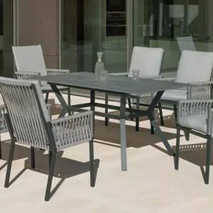 Mesas de Jardín de Aluminio Rectangular