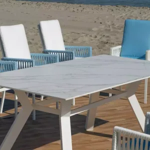 Mesas rectangulares para terraza