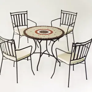 Mesas Redondas de Mosaico