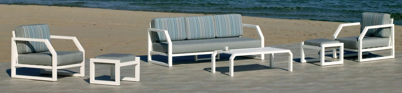 Set de sofás 3 plazas gran confort para exterior Bellagio 10