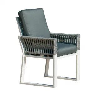 Sillón comedor de aluminio Bolonia 45
