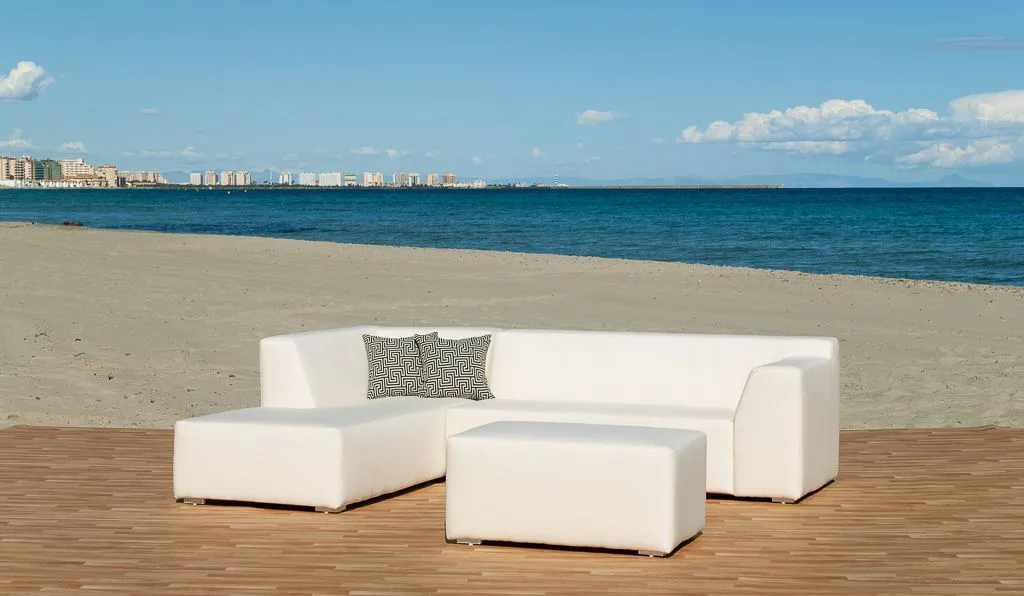 Conjunto chaiselongue para jardín Rody