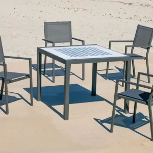 Conjunto comedor para exterior Góndola - Córcega 90/4