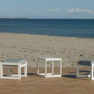 Conjunto de jardín en aluminio Alelí Luxe