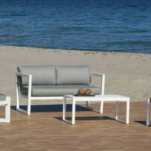 Conjunto de jardín gran confort en aluminio Montana 9