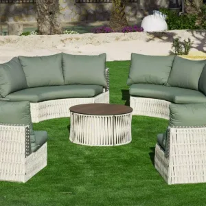 Conjunto de sofá rinconera de exterior Naroha 8