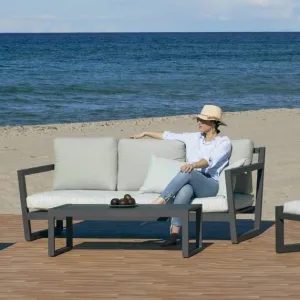 Conjunto sofá 3 plazas jardín Dominique