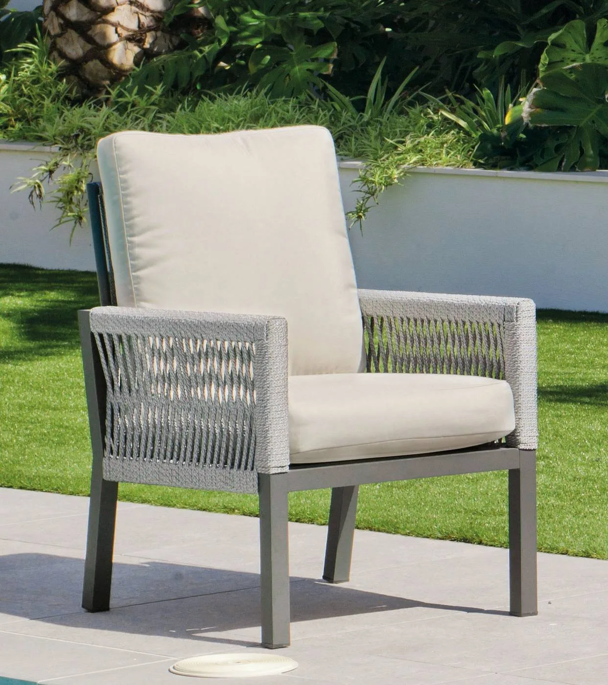 Sillón de aluminio y cuerda Havana 1