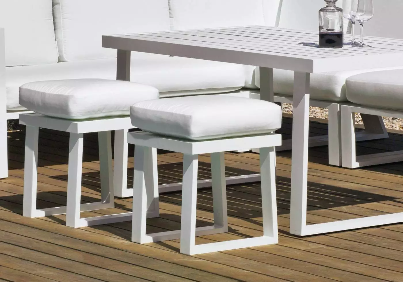 Mesa de exterior aluminio Bolonia