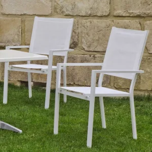 Silla con brazos para jardín Roma 3