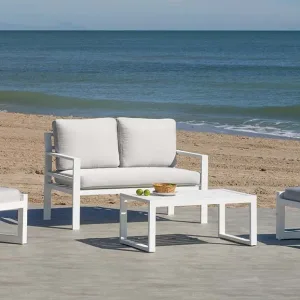 Conjunto sofá 2 plazas jardín Glembor