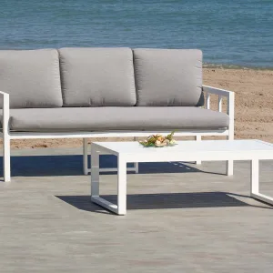 Sofá de jardín ligero y cómodo para 3 personas Solano