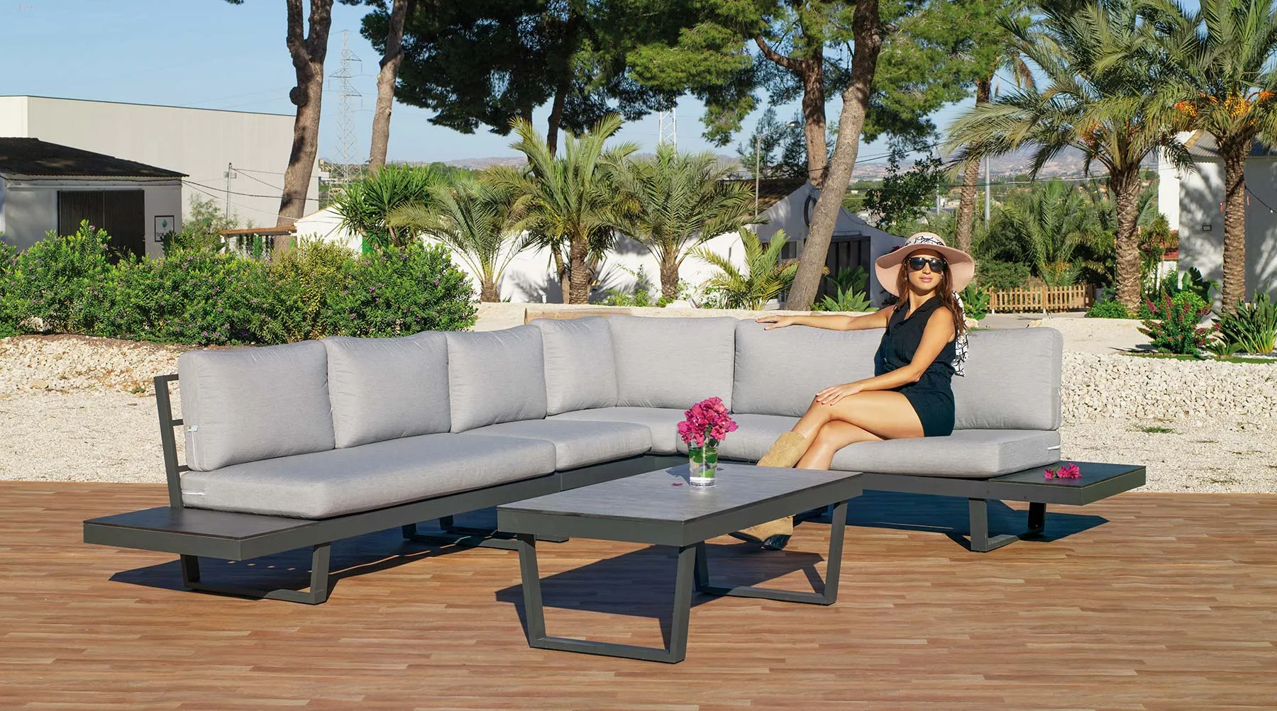 Sofá rinconera moderna Loira 8