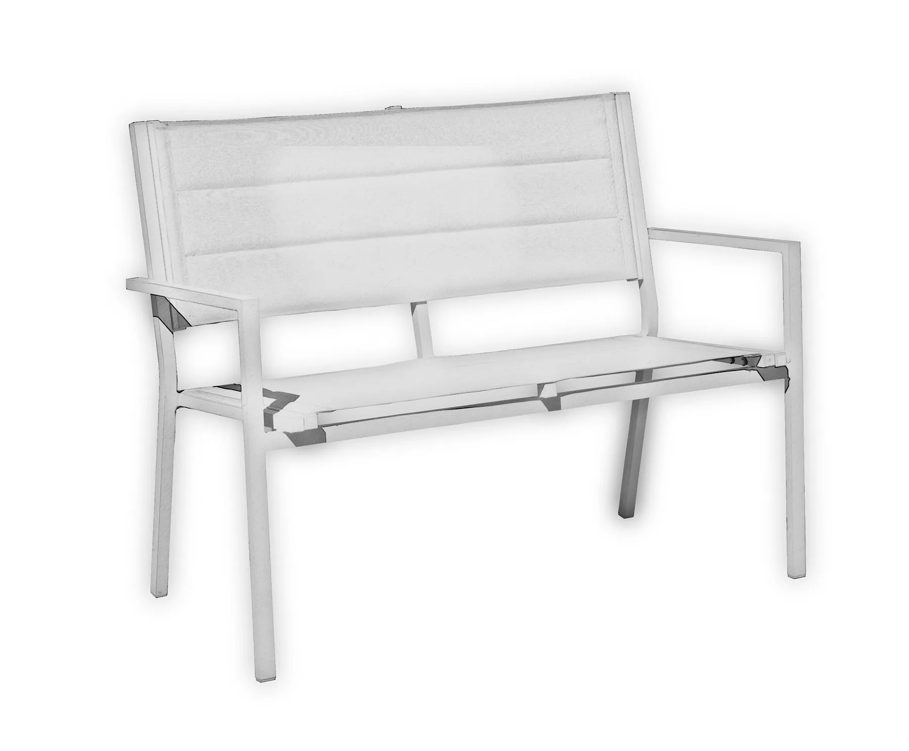 Banco para terraza pequeña Milos