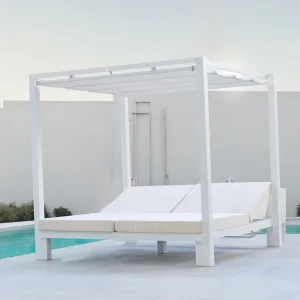 Cama balinesa con techo retráctil Oxaca