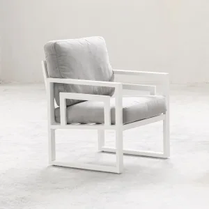 Sillón exterior premium de aluminio a precio económico Senia