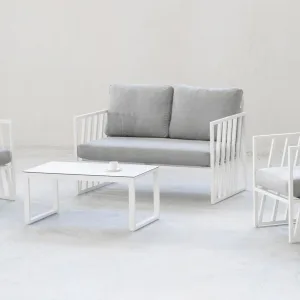 Conjunto muebles vanguardista de aluminio para estancias contemporáneas Lovenia 7