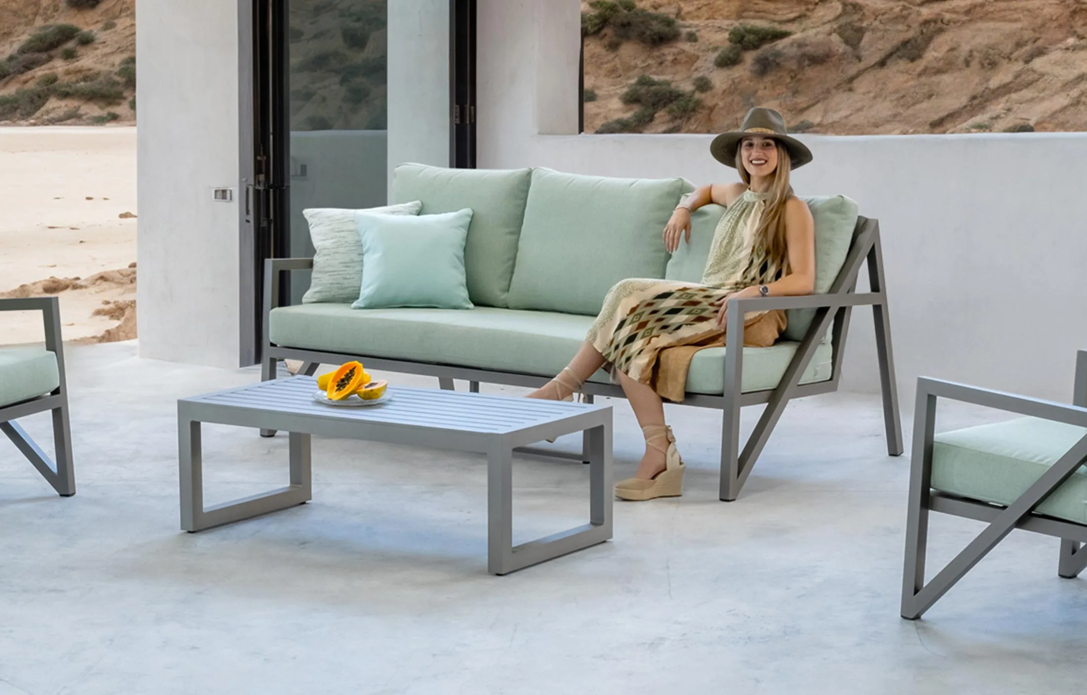 Sofá 3 plazas personalizable estilo loft Albania