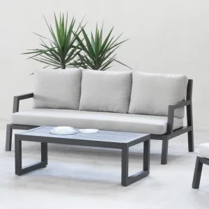 Sofá de 3 plazas de exterior de lujo para decoración moderna Leisa