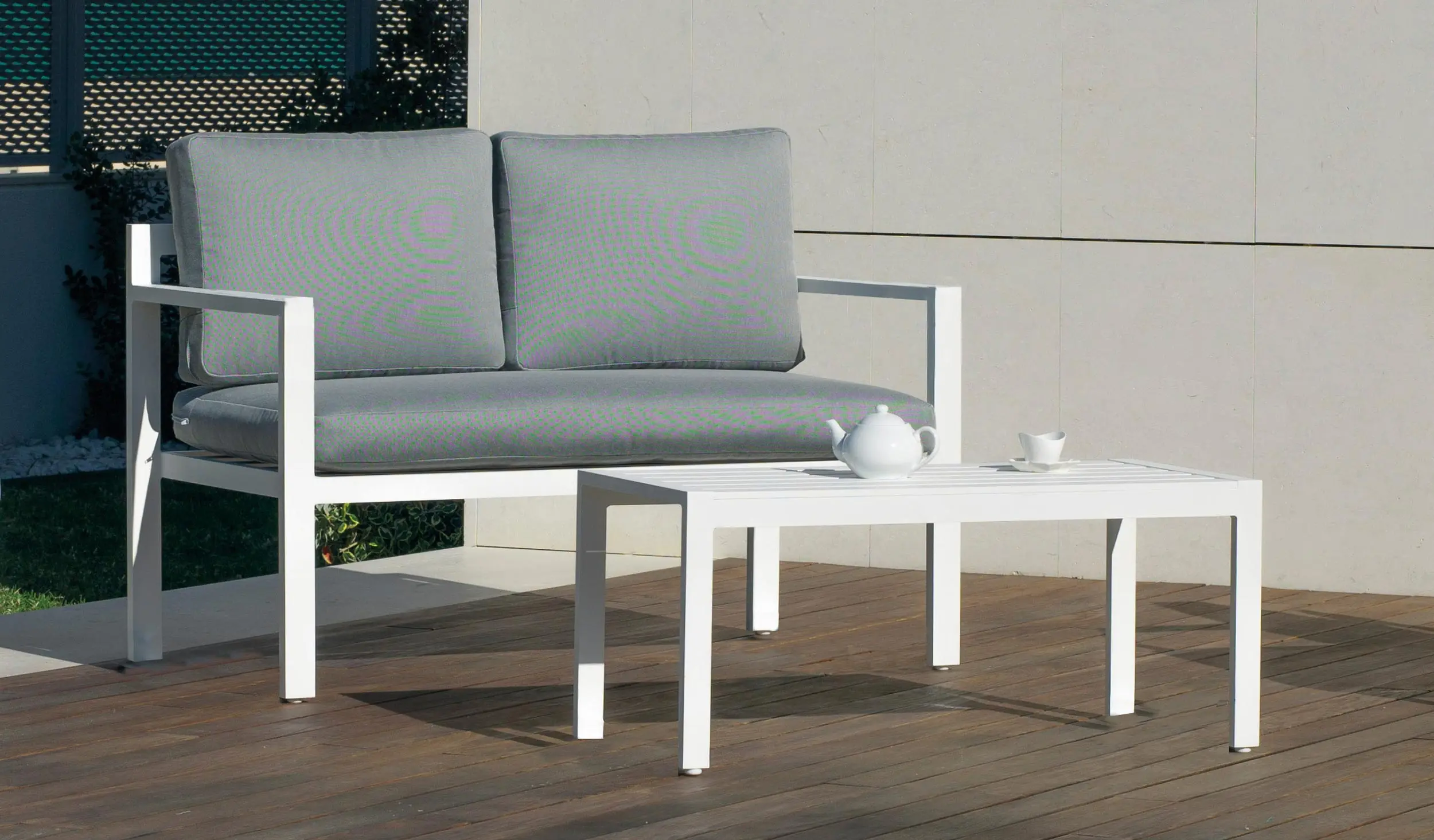 Sofá terraza lujo estilo nórdico 2 plazas Hondina